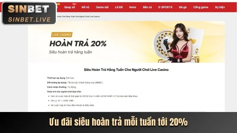Giao diện cá cược thể thao Sun Win 20 với các trận đấu trực tiếp và tỷ lệ kèo