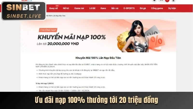 Hoàn trả hàng tuần Sun Win 20